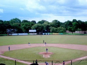 The baseball park in Rivas